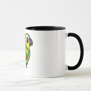 Caneca Birdorable Azul-fronteou o papagaio