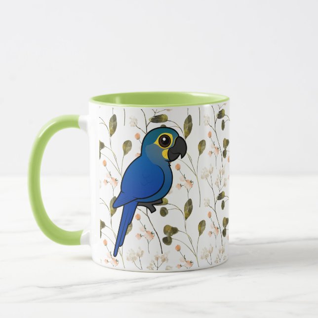 Caneca Birdorable Indigo Macaw or Lear's Macaw (Esquerda)