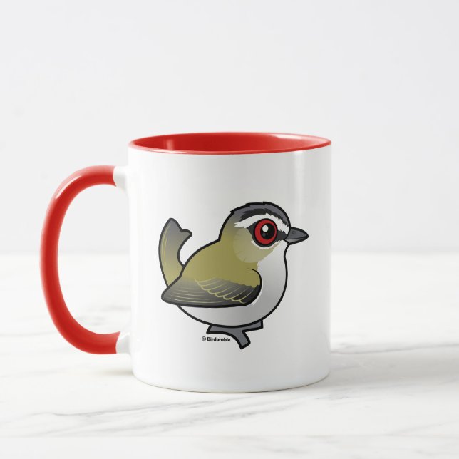 Caneca Birdorable Red-Eyed Vireo (Esquerda)