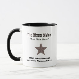 Caneca Bisão das Planícies Ocidentais Rústicas