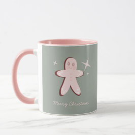 Caneca Biscoitos de Gengibre Retrô Natal Groovy 
