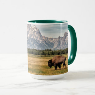 Caneca Bison in the Tetons