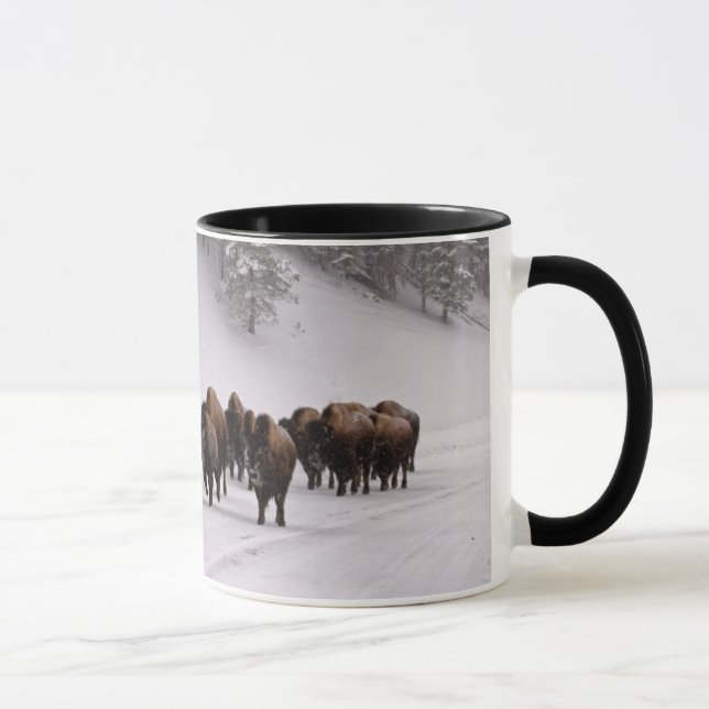 Caneca Bisonte no inverno (Direita)