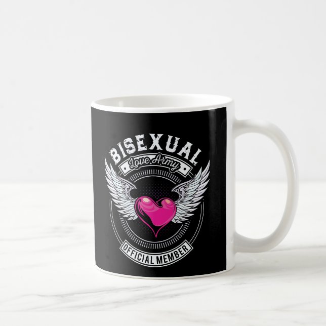 Caneca bissexual do exército do amor (Direita)