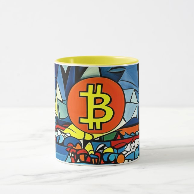 Caneca Bitmoney Art (Centro)