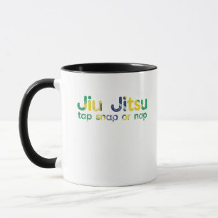 Caneca BJJ Jiu Jitsu Brasil Bata no snap ou cochilo