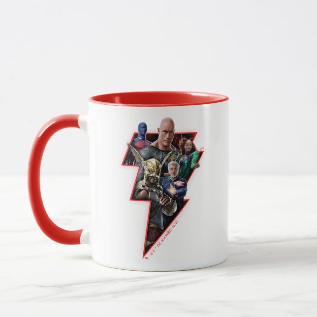 Caneca Black Adam Group Lightning Graphic (Esquerda)
