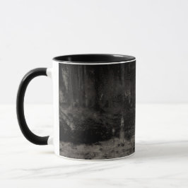 Caneca Black and Taupe Distress Skyline Veneice Itália