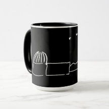 Black Breckland Astro Mug (sem texto)