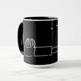 Caneca Black Breckland Astro Mug (sem texto)