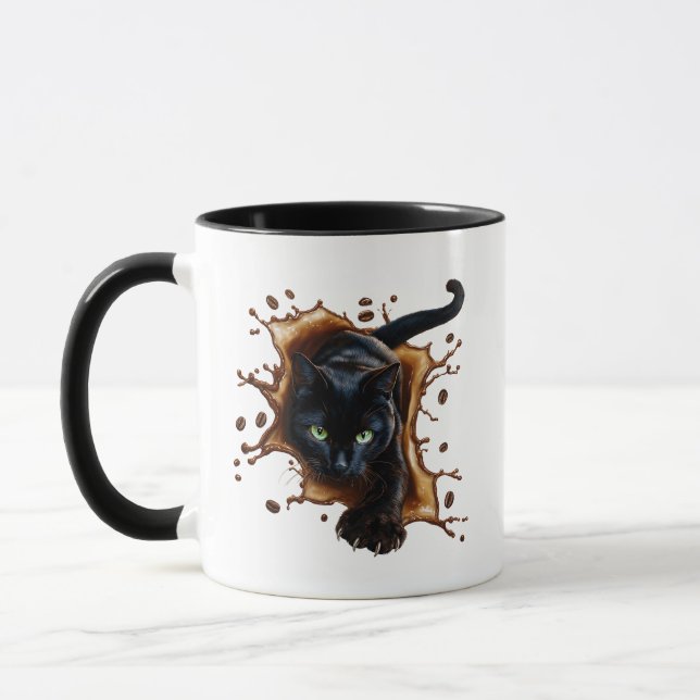 Caneca Black Cat Coffee Splash (Esquerda)