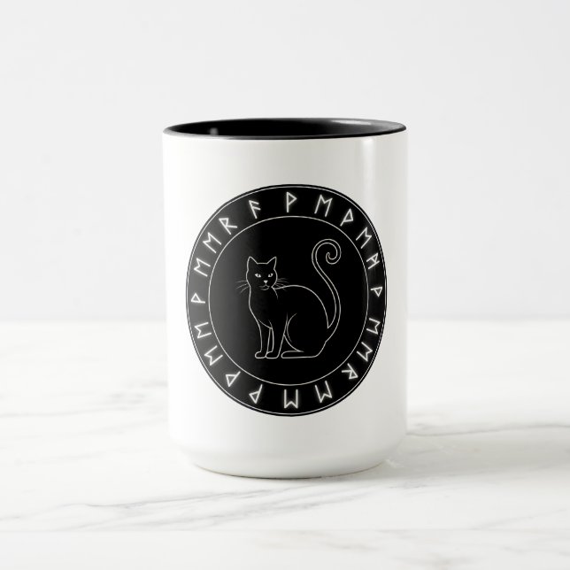 Caneca Black Cat Speleen Halloween (Centro)