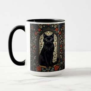 Caneca Black Cat William Morris Inspirou