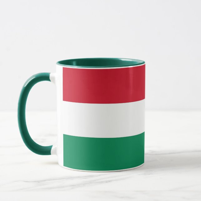 Caneca Black Combo Mug com bandeira da Hungria (Esquerda)