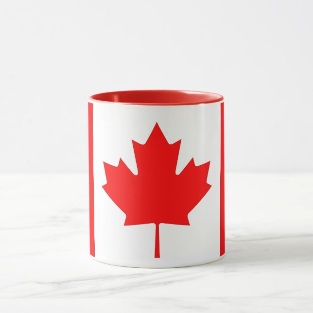 Caneca Black Combo Mug com bandeira do Canadá (Centro)