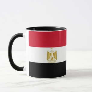 Caneca Black Combo Mug com bandeira do Egito