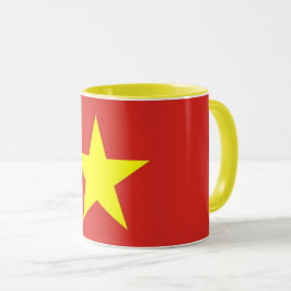 Caneca Black Combo Mug com bandeira do Vietname