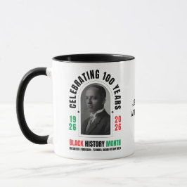 Caneca BLACK HISTORY MONTH Celebrating 100 Years BHM