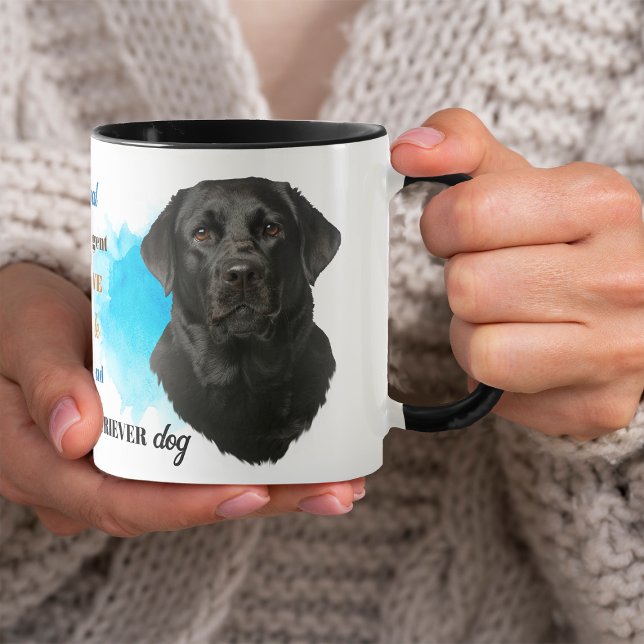 Caneca Black Labrador Retriever Cachorro Leal Amigo (Criador carregado)
