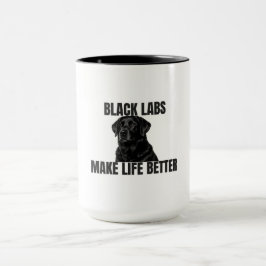 Caneca Black Labs Make Life Better – Black Lab Coffee