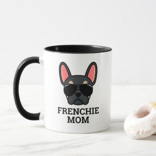 Caneca Black Tan French Bulldog Frenchie Dog