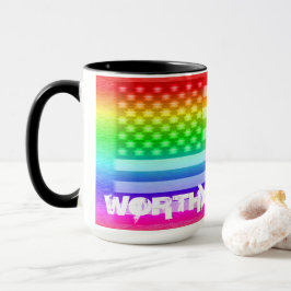 Caneca Blindagem Arco-Íris com Sinalizador dos EUA - Dign