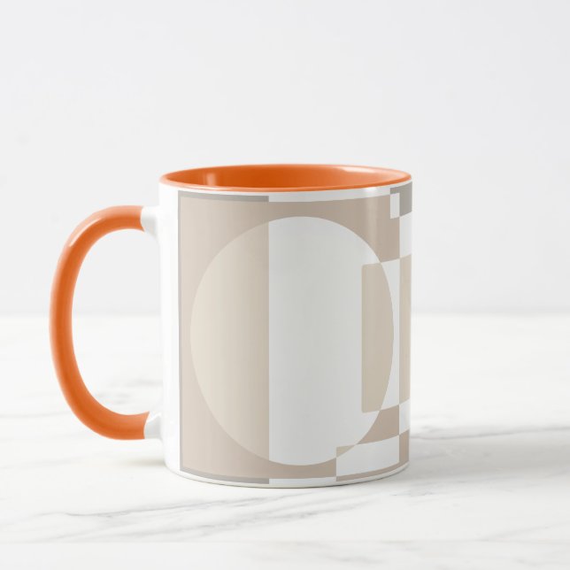 Caneca Blocos Geométricos Macios – Simples e Elegantes (Esquerda)
