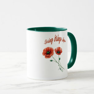 Caneca Bloom com esperança - Primavera Flower Mug