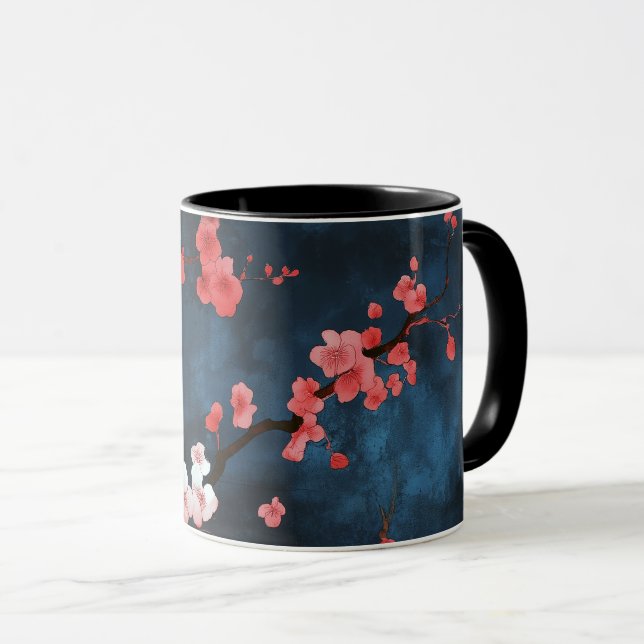 Caneca Blossomas da meia-noite (Frente Esquerda)