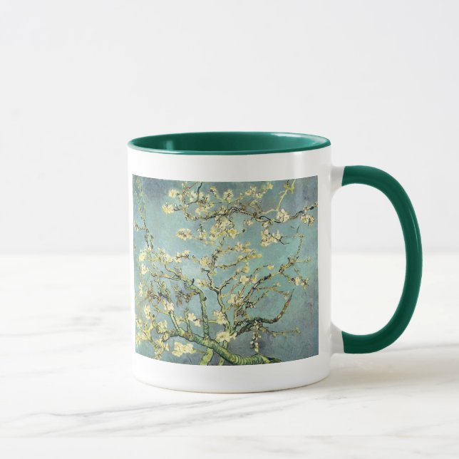 Caneca Blossoming Almond Tree Van Gogh Fine Art (Direita)