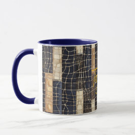 Caneca Blue Brown Ocean Net