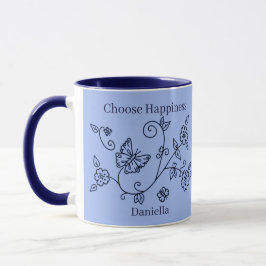 Caneca Blue Butterfly Reminder Mug