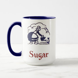 Caneca Blue Delft Dutch Girl Sugar