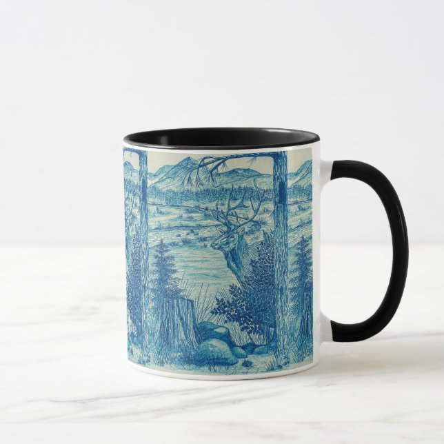Caneca Blue Elk Mug (Direita)