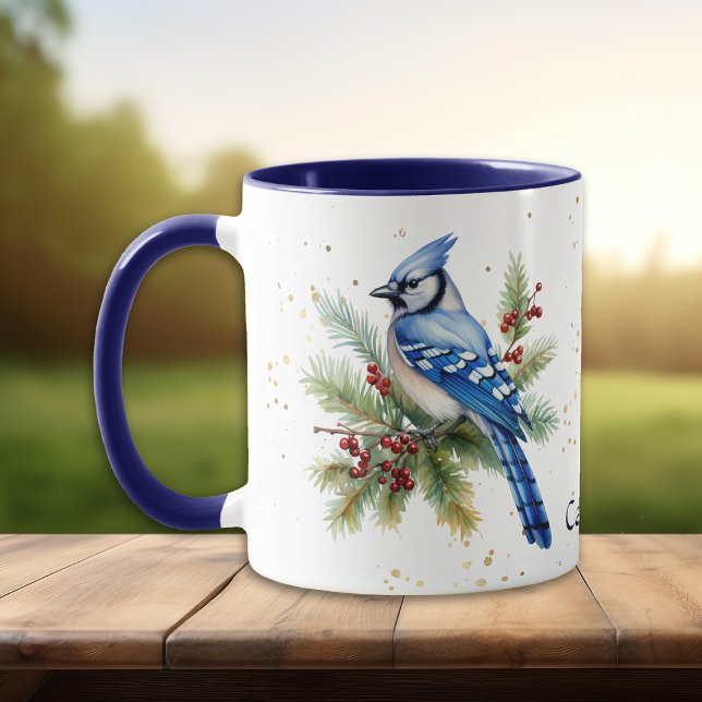 Caneca Blue Jay Nature (Criador carregado)