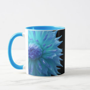 Caneca Blue Jennie on Black with Love Cote Cerâmica