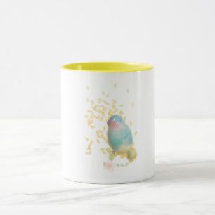 Caneca Blue Lovebird por ORDesigns.