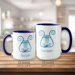 Caneca Blue Lyre