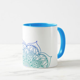 Caneca Blue Mandala