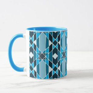 Caneca Blue Pattern Mug