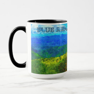 Caneca Blue Ridge Parkway Aquarela