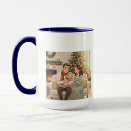 Caneca Blusão Personalizado de Primeiro Natal da Criança