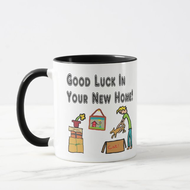 Caneca Boa Sorte Em Sua Nova Casa (Esquerda)