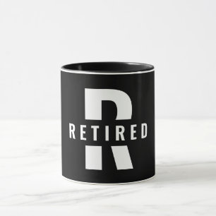 Caneca Boas Aposentaduras, Aposentando Monograma Reformad