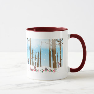 Caneca Boas festas/cumprimentos das estações!