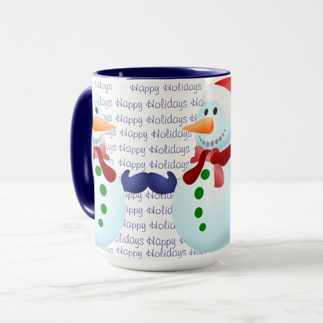 Caneca Boas Festas de Natal (Frente Esquerda)