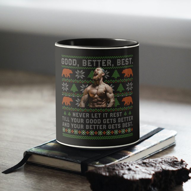 Caneca Boas Melhores Piores Fotos de Fantasias de Natal F (Criador carregado)