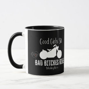 Caneca Boas Meninas Sentam A Gritty Truth Mug em preto