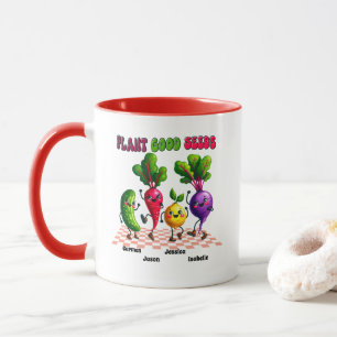 Caneca BOAS SEMENTES DA PLANTA Brilhante Personalizado 4 