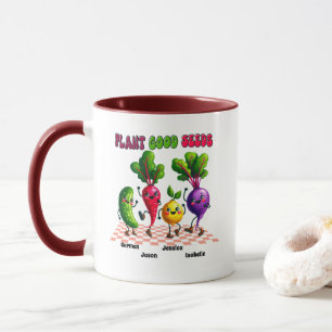Caneca BOAS SEMENTES DA PLANTA Brilhante Personalizado 4